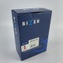 Диспенсер BIZER Z410-10 пластиковый электронный для пены/жидкого мыла с USB подзарядкой, красный с чёрной верхней панелью