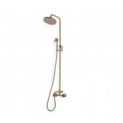 Душевая стойка Bronze de Luxe  для ванной и душа двухручковый без излива, лейка круг 10118R
