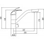 Смеситель для кухонной мойки с фильтром питьевой воды Savol S-L1321