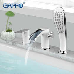 Смеситель для ванны на 3 отверстия GAPPO G1148-8