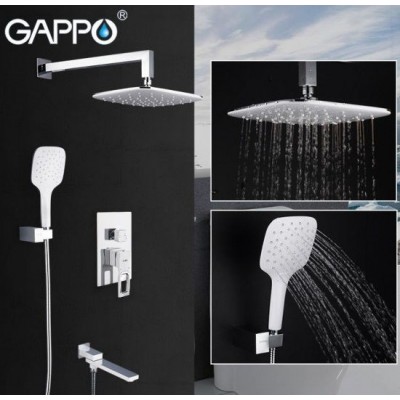 Встраиваемый смеситель для ванны GAPPO G7117-8